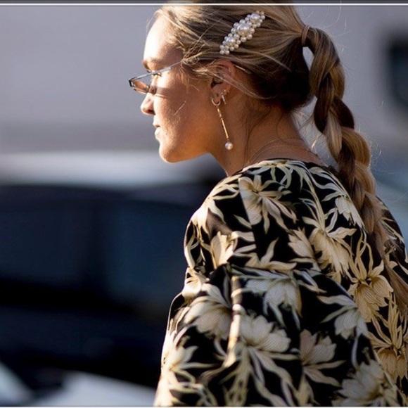 Pearls of wisdom hair clip barrette NWT - Picture 6 of 6